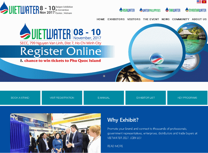 Vietwater 2017 展示会レポート